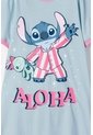 Pijama De Stitch Azul Tipo Batola Para Niña 8 de Disney