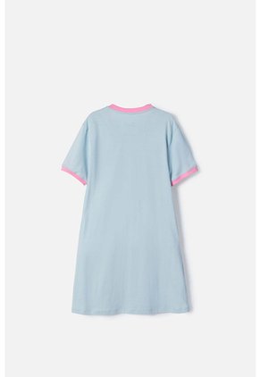 Pijama De Stitch Azul Tipo Batola Para Niña 8