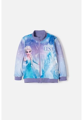 Chaqueta De Frozen Con Cierre Multicolor Para Niña 2T A 6T 5T Disney