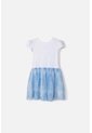 Vestido De Frozen Con Tull Blanco Para Niña 2T A 6T 2T de Disney