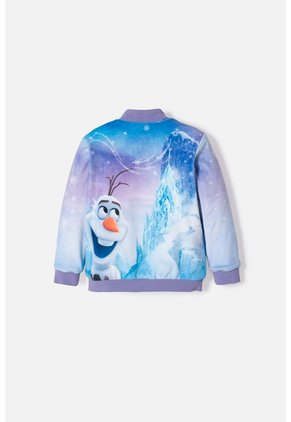 Chaqueta De Frozen Con Cierre Multicolor Para Niña 2T A 6T 5T