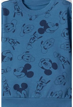 Conjunto De Mickey Mouse Azul De Pantalón Largo Para Niño 2T A 5T 2T