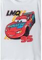 Camiseta De Cars Manga Corta Blanca Para Niño 2T A 5T 3T de Disney
