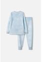 Pijama De Frozen Pantalón Largo Azul Cielo Para Niña 8 de Disney
