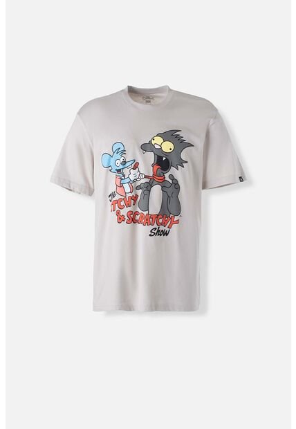 Camiseta De Los Simpson Regular Fit Para Hombre S