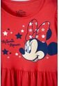 Vestido De Minnie Mouse Manga Sisa Rojo Para Niña 10 de Disney
