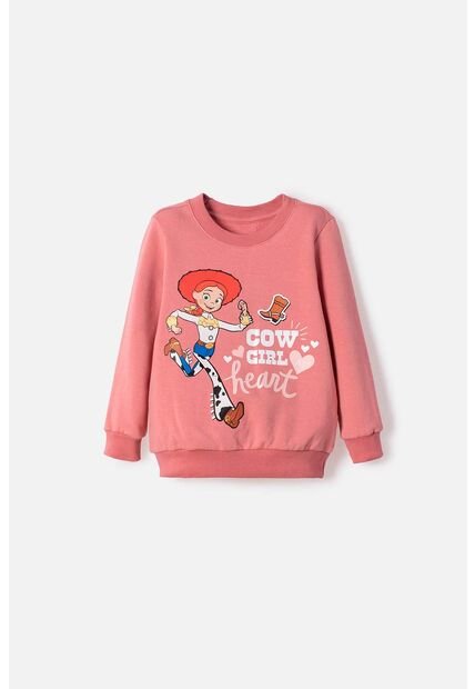 Buzo De Toy Story Cerrado Palo De Rosa Para Niña 3T A 6T 3T