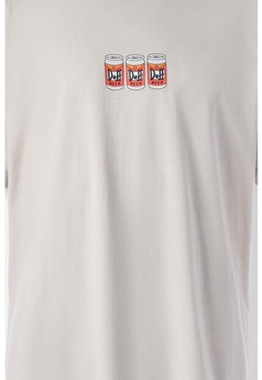 Camiseta De Los Simpson Regular Fit Para Hombre M