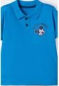 Camiseta Tipo Polo De Mickey Mouse Azul Tipo Polo Para Niño 2T A 5T 3T de Disney