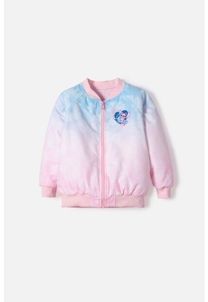 Chaqueta De Stitch Con Cierre Multicolor Para Niña 2T A 5T 3T