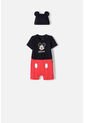 Enterizo De Mickey Mouse Con Broches Multicolor Para Bebé Niño 9-12 de Disney