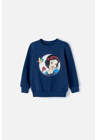Buzo De Blancanieves Azul De Diseño Cerrado Para Niña 2T A 5T 5T Disney