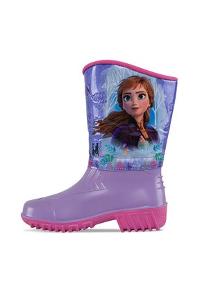 Botas Lluvia Frozen Daren Lila-Fucsia Disney Para Niña