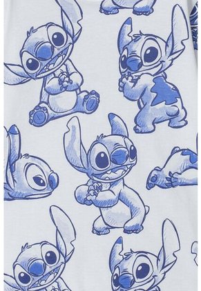 Camiseta De Stitch Multicolor Manga Corta Para Niña 10