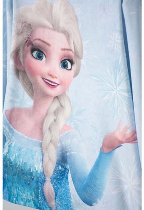 Pijama De Frozen Pantalón Largo Azul Cielo Para Niña 6