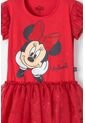 Vestido De Minnie Mouse Con Tull Rojo Para Niña 8 de Disney
