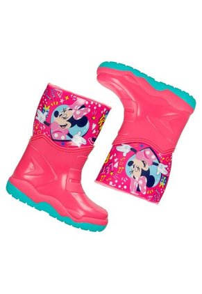 Botas De Lluvia Plasticas Fucsia-Aguamarina Licenses Disney Honey L Niña