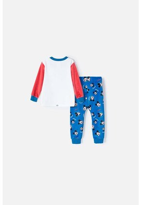Pijama De Mickey Mouse Con Pantalón Largo Multicolor Para Bebe Niño 18-24