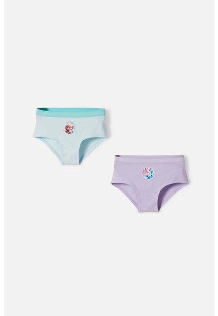 Pack X2 Panties De Frozen Multicolor Para Niña 8