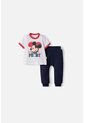 Conjunto De Mickey Mouse Pantalón Largo Multicolor Para Bebé Niño 9-12 de Disney