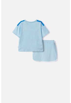 Conjunto De Stitch Y Capybara Azul Para Niña 4