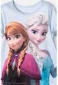 Camiseta De Frozen Manga Corta Azul Cielo Para Niña 2T A 6T 4T de Disney