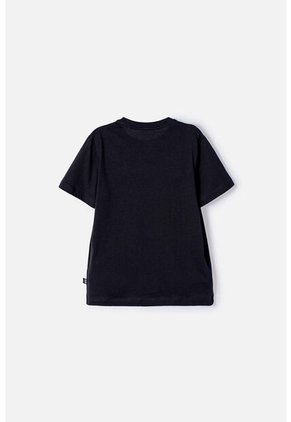 Camiseta De Mickey Mouse Negra Manga Corta Para Niño 12