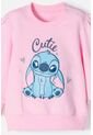 Conjunto De Stitch Rosado Y Azul Estampado Para Bebé Niña 3-6 de Disney