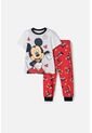 Pijama De Mickey Mouse Pantalón Largo Multicolor Para Niño 2T A 6T 4T de Disney