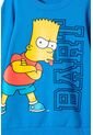 Buzo De Bart Simpson Cerrado Azul Para Niño 4 de Disney