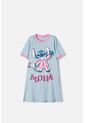 Pijama De Stitch Azul Tipo Batola Para Niña 12 de Disney
