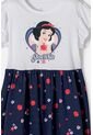 Vestido De Blancanieves Blanco Y Azul De Manga Corta Con Bolero Para Niña 4 de Disney