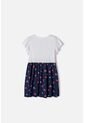 Vestido De Blancanieves Blanco Y Azul De Manga Corta Con Bolero Para Niña 4 de Disney