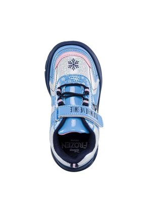 Tenis Con Luces Frozen Ice Azul Para Niña Disney