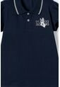 Camiseta De Minnie Mouse Azul Tipo Polo Para Niña 8 de Disney