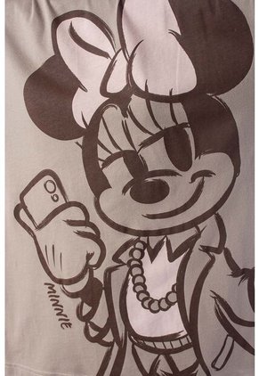 Camiseta Mickey Mouse Relax Fit Para Mujer XS