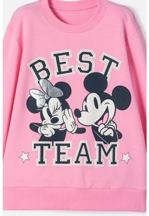 Buzo De Minnie Mouse Rosado De Diseño Cerrado Para Niña 4