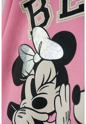 Buzo De Minnie Mouse Rosado De Diseño Cerrado Para Niña 4