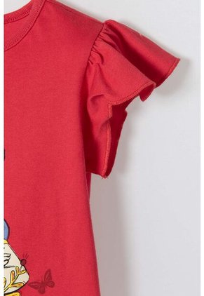 Camiseta De Blancanieves Roja Con Bolero En Manga Para Niña 2T A 5T 3T