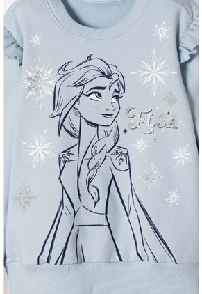 Buzo De Frozen Cerrado Azul Cielo Para Niña 4
