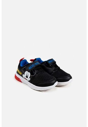 Tenis De Mickey Mouse Con Luces Negros Para Niño 28