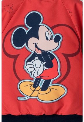 Chaqueta Mickey Mouse Con Cierre Rojo Y Azul Para Bebé Niño 6-9