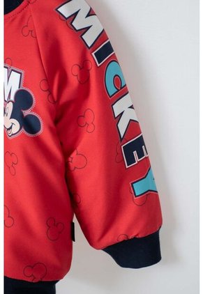 Chaqueta Mickey Mouse Con Cierre Rojo Y Azul Para Bebé Niño 6-9
