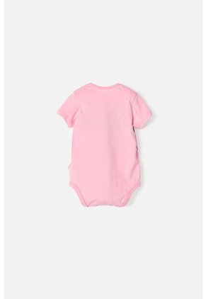 Body De Minnie Mouse Manga Corta Rosado Para Bebé Niña 9-12