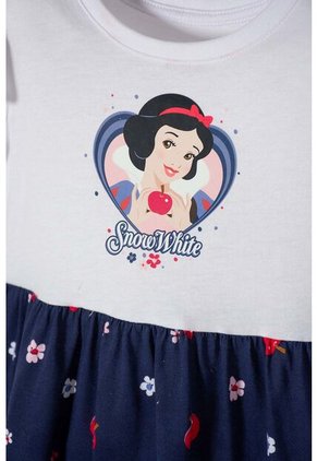Vestido De Blancanieves Blanco Y Azul Con Bolero En Manga Para Niña 2T A 5T 3T