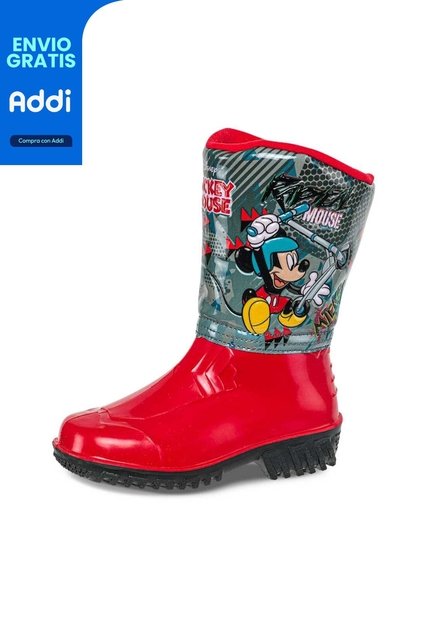 Botas Presley Mickey Negro Para Niño Disney