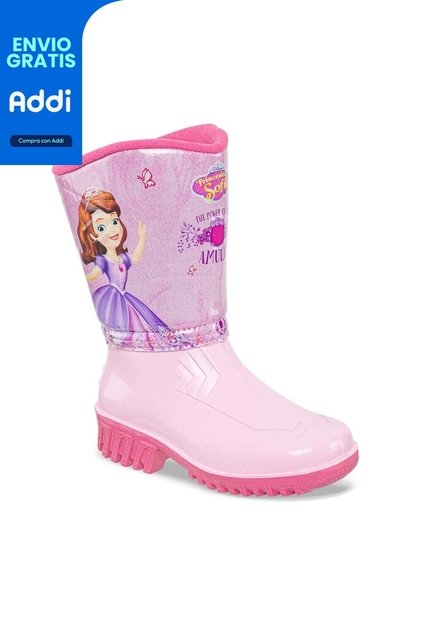 Botas Sofia Begona Rosa Para Niña Disney
