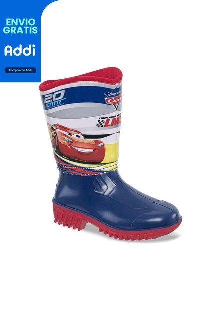 Botas Cars Genis Azul Para Niño Disney