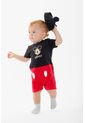 Enterizo De Mickey Mouse Con Broches Multicolor Para Bebé Niño 12-18 de Disney
