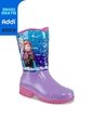 Botas De Lluvia Tulipanes Frozen Lila-Fuc Para Niña Disney de Disney